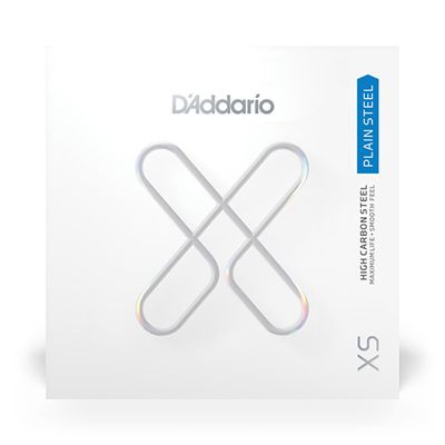 D'Addario XSPL0165 XS Single Plain Steel 0165