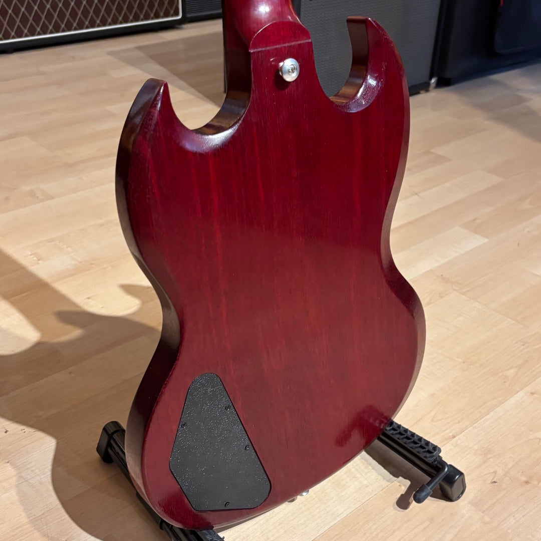 Gibson - SGT Worn Satin Cherry w/ Suhr Doug Aldrich Hot HB Pickup Set & Gibson Gig Bag (2017) - USED
