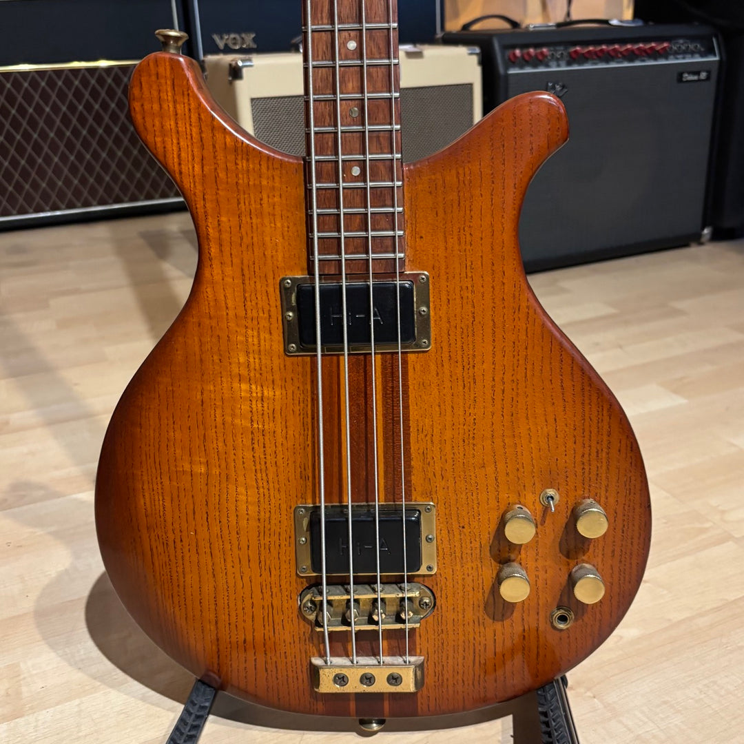 VINTAGE - Odyssey - B200 Ash Bass  w/ Original HD Case (Tobacco Shade -1977) - USED