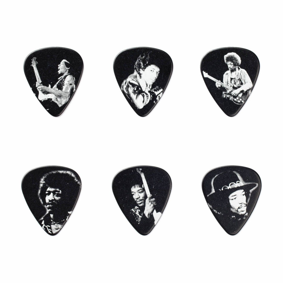 Dunlop JH-PT06M J.H.series picks 1=6 tins Pick Tin Refill Box 6 Med