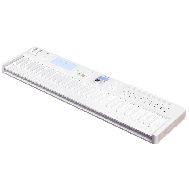 Arturia KEYLABESSENTIAL61MK3AW LTD Feature Packed Easy to Use 61 key controller - Alpine White