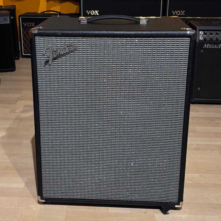 Fender - Rumble 800 Black & Silver 800 Watt 2x10" Bass Combo Amplifier w/ Footswitch - USED