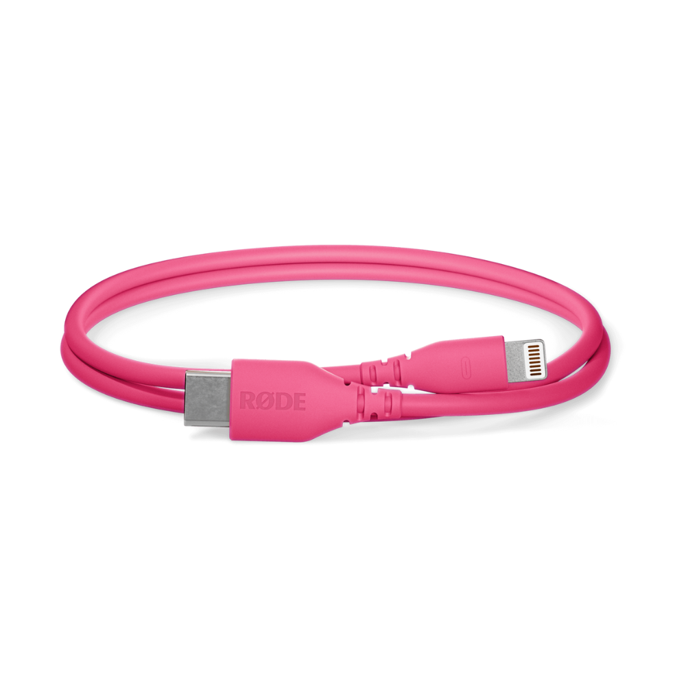 Rode Microphones SC21-P 300mm Lightning to USB-C Cable - Pink