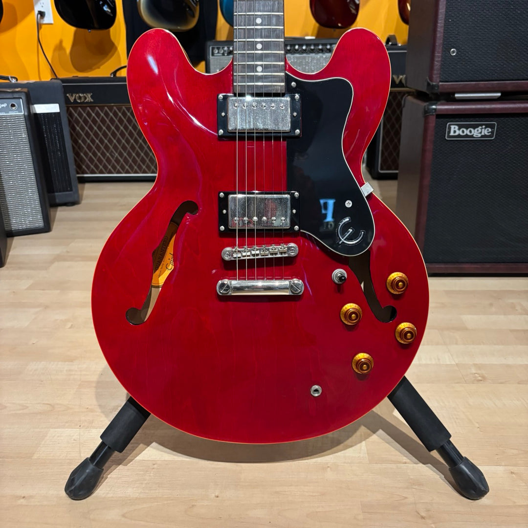 Epiphone - 335 Dot Cherry  w/ Hard Shell Case (2014) - USED