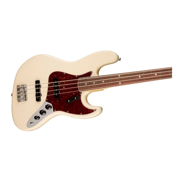Fender American Vintage II '66 Jazz Bass (Olympic White) Electric Bass Guitar