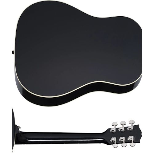 Gibson J-45 Standard Acoustic/Electric Guitar with Hardshell Case - Ebony