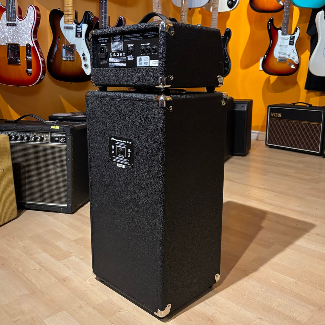 Ampeg - Micro CL Stack - 100 Watt w/ Ampeg 2x10 & Tweeter Cabinet  - DEMO
