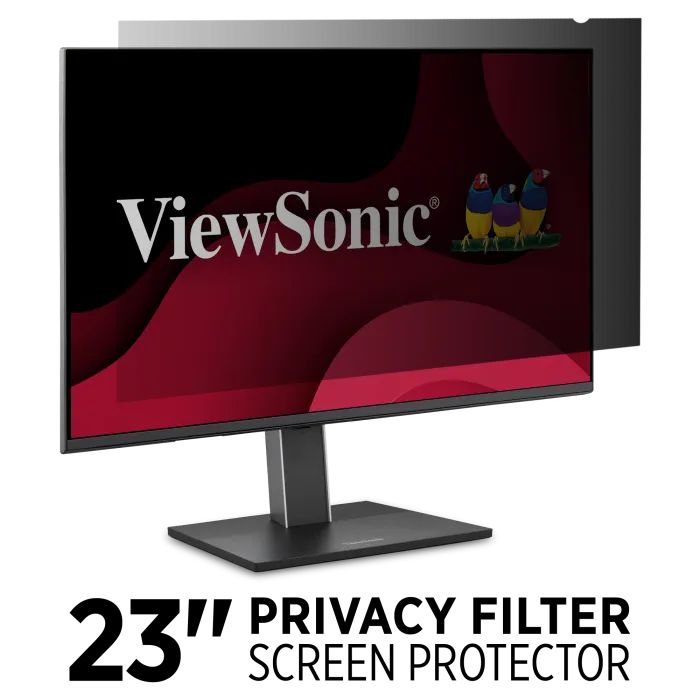 Viewsonic VSPF2300 23.0" Privacy Filter  16:9 LCD Monitor, Anti-Glare & Scratch Resistant, Black
