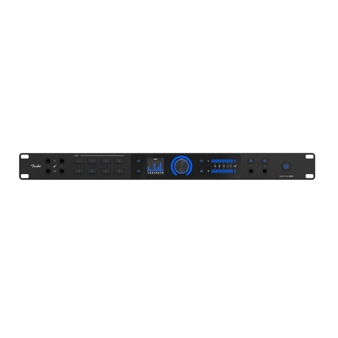Fender Quantum HD 8 26 x 30, 32-bit / 192 kHz USB-C Recording Interface