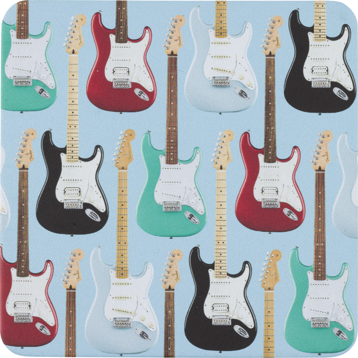 Fender ® Stratocaster™ Modern Design Coaster Set