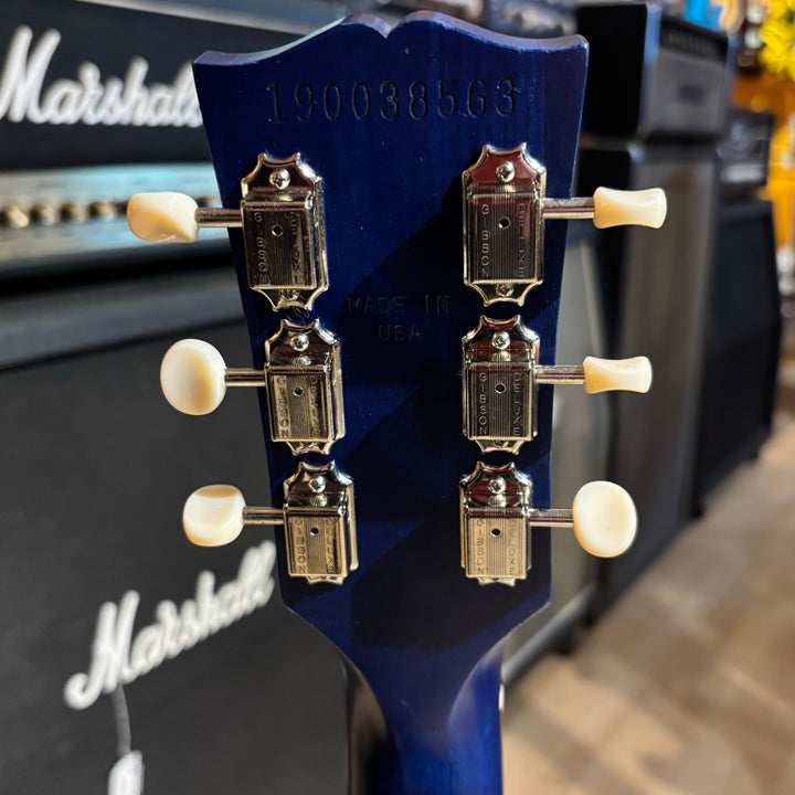 Gibson - Les Paul JR- DC- Tribute ( Worn Blue Satin ) w/ Gibson Premium Gig bag (2013) - Used