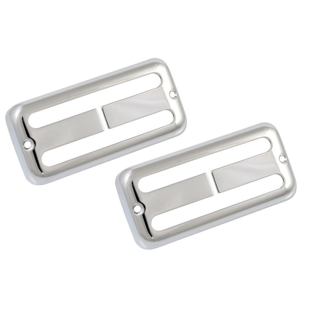 Allparts PC-6407-010 Filtertron® Pickup Cover Set Chrome (2-Pack)