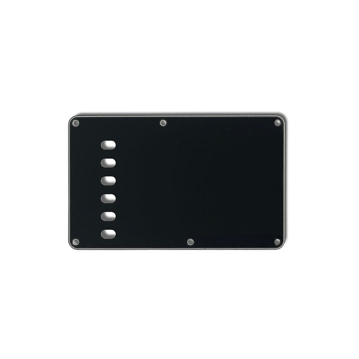 Allparts PG-0556 Tremolo Spring Cover Backplate Black 3-ply (B/W/B) .090
