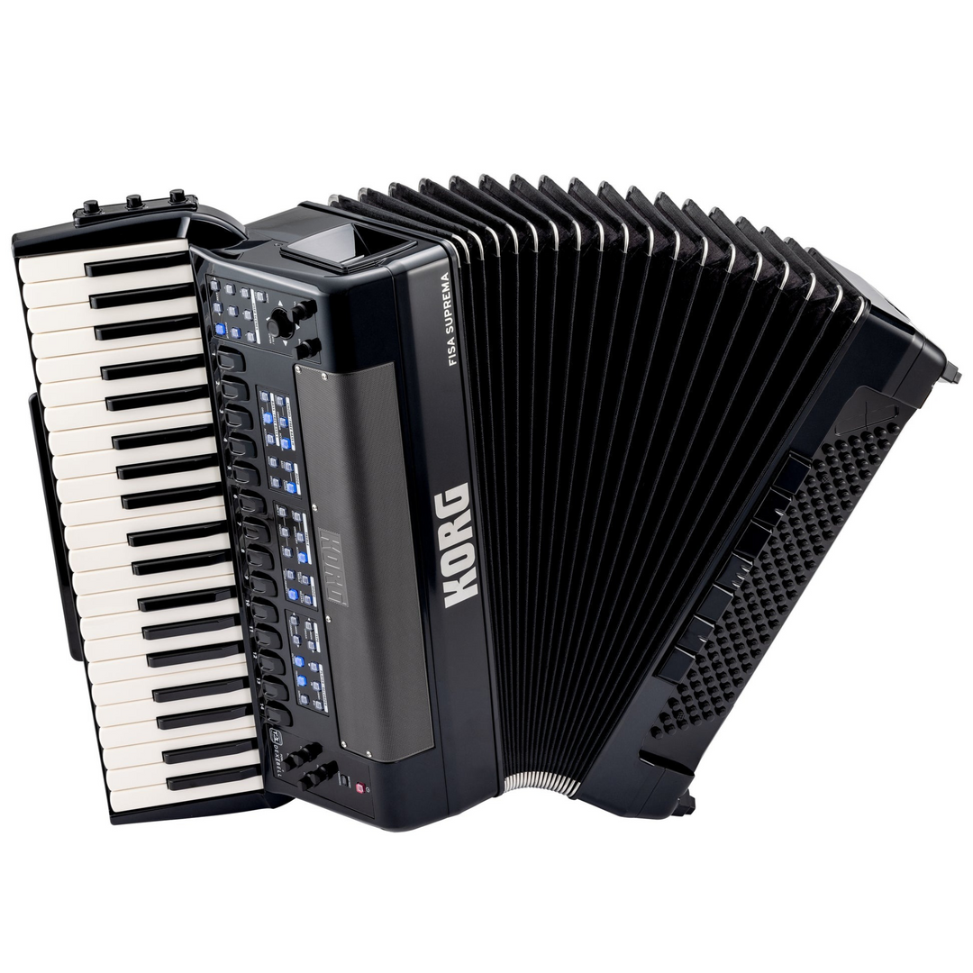 Korg FSUPPMBK FISA Suprema Digital Accordion - Piano Keys