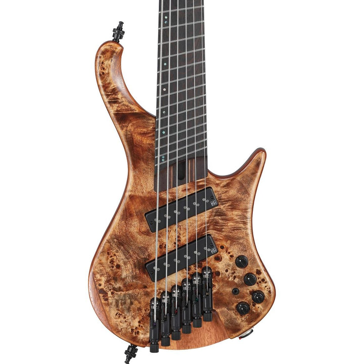Ibanez EHB Ergonomic Headless 6-String Multiscale Bass (Antique Brown Stained Low Gloss)