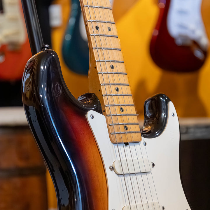 Fender - USA Made S3 Bullet  ( SSS-2-Tone Sunburst - Maple NK)  w/OHSC - 1981 - USED Electric Guitar