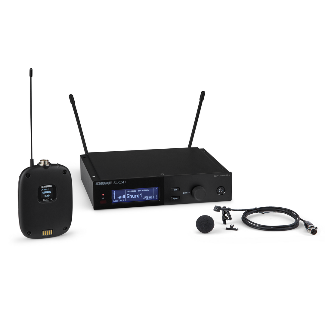 Shure SLXD14+/93-G57 Bodypack System Lavalier WL93