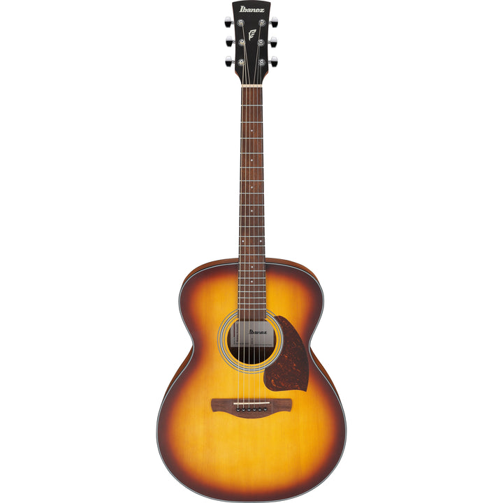 Ibanez PC50ORH Acoustic Guitar - Open Pore Brown Sunburst Top, Natural Mahogany Back and Sides