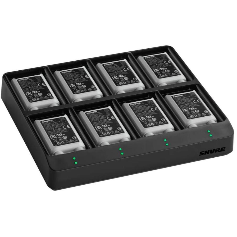 Shure SBC80-903-US 8-Bay Battery Charger for SB903 Lithium-Ion Battery