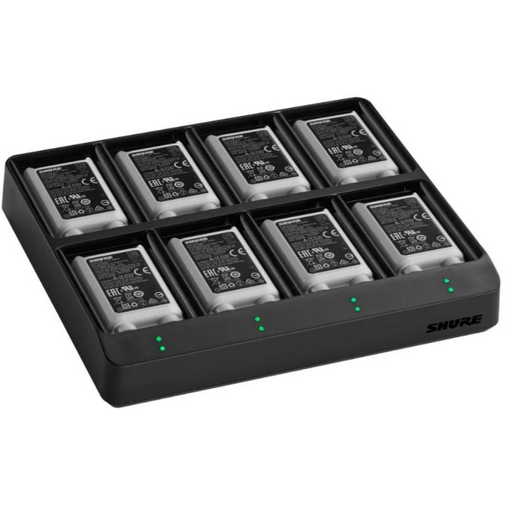 Shure SBC80-903-US 8-Bay Battery Charger for SB903 Lithium-Ion Battery