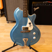 Supro Sahara Electric Guitar - Wedgewood Blue Metallic (Demo)