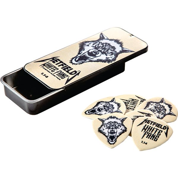 Dunlop White Fang Pick Tin