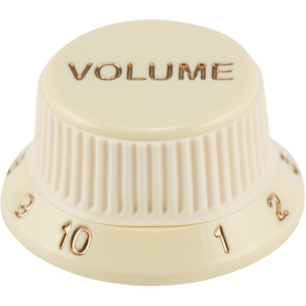 Fender Stratocaster Soft Touch Knobs, Aged White - Aged White