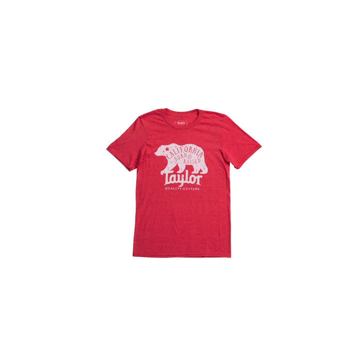 Taylor Men's SST,CA Bear,Heather Red-S