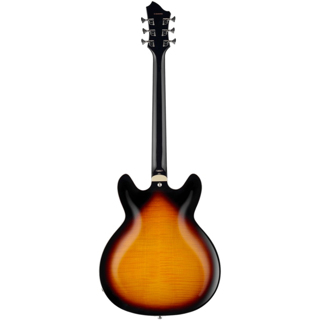 Hagstrom SUVIK-TSB Super Viking Flame Maple Electric Guitar (Tobacco Sunburst)