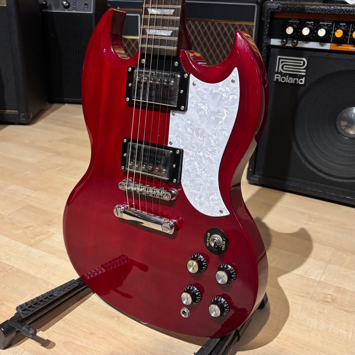 Epiphone - G400 SG STD '62 RI Vintage Cherry  w/ NEW Rouge Valley Gig Bag (2007) - USED