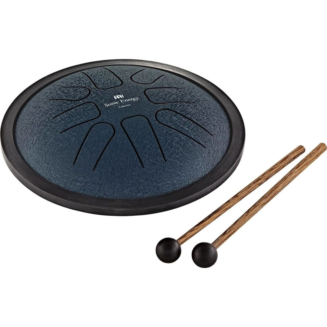 Meinl Sonic Energy G Minor Small Steel Tongue Drum, Navy Blue