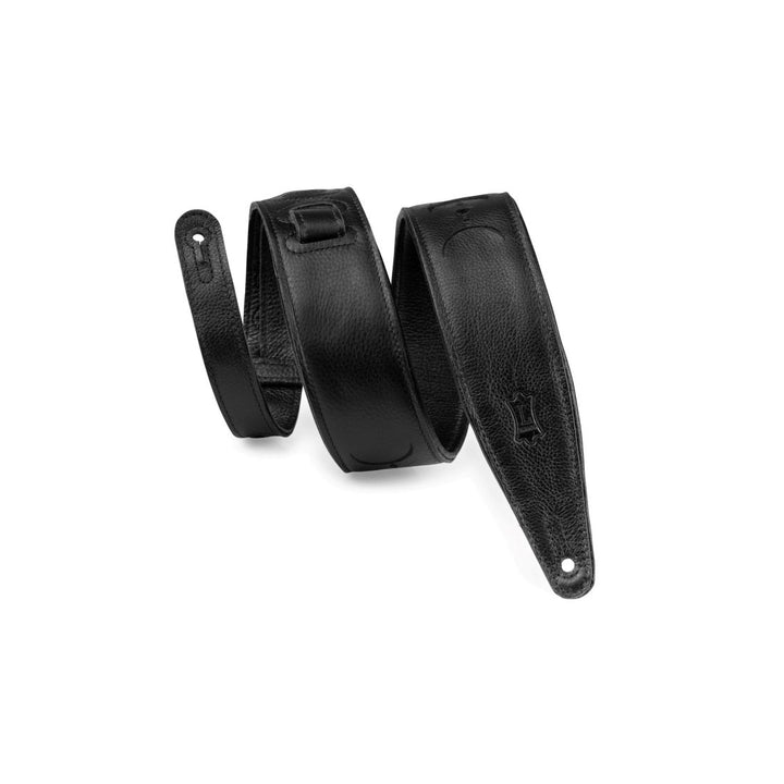 Levy's 2.5'' Moon Phase Series Padded Leather Guitar Strap - Black