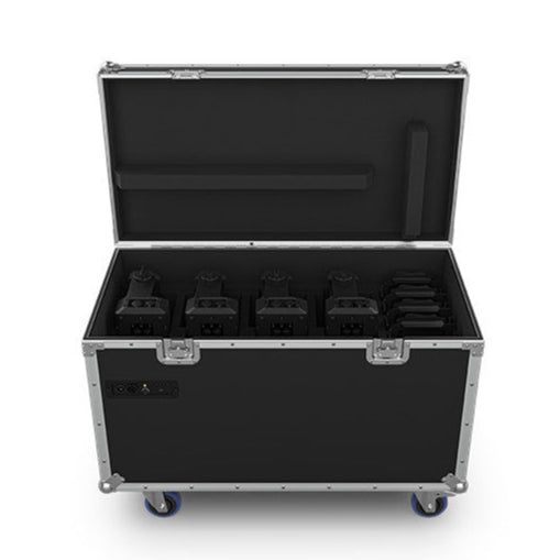 Chauvet Pro WELL-PANELXX4 Kit of (4) IP65 Wireless LED panel style Wash in charging case with RF remote
