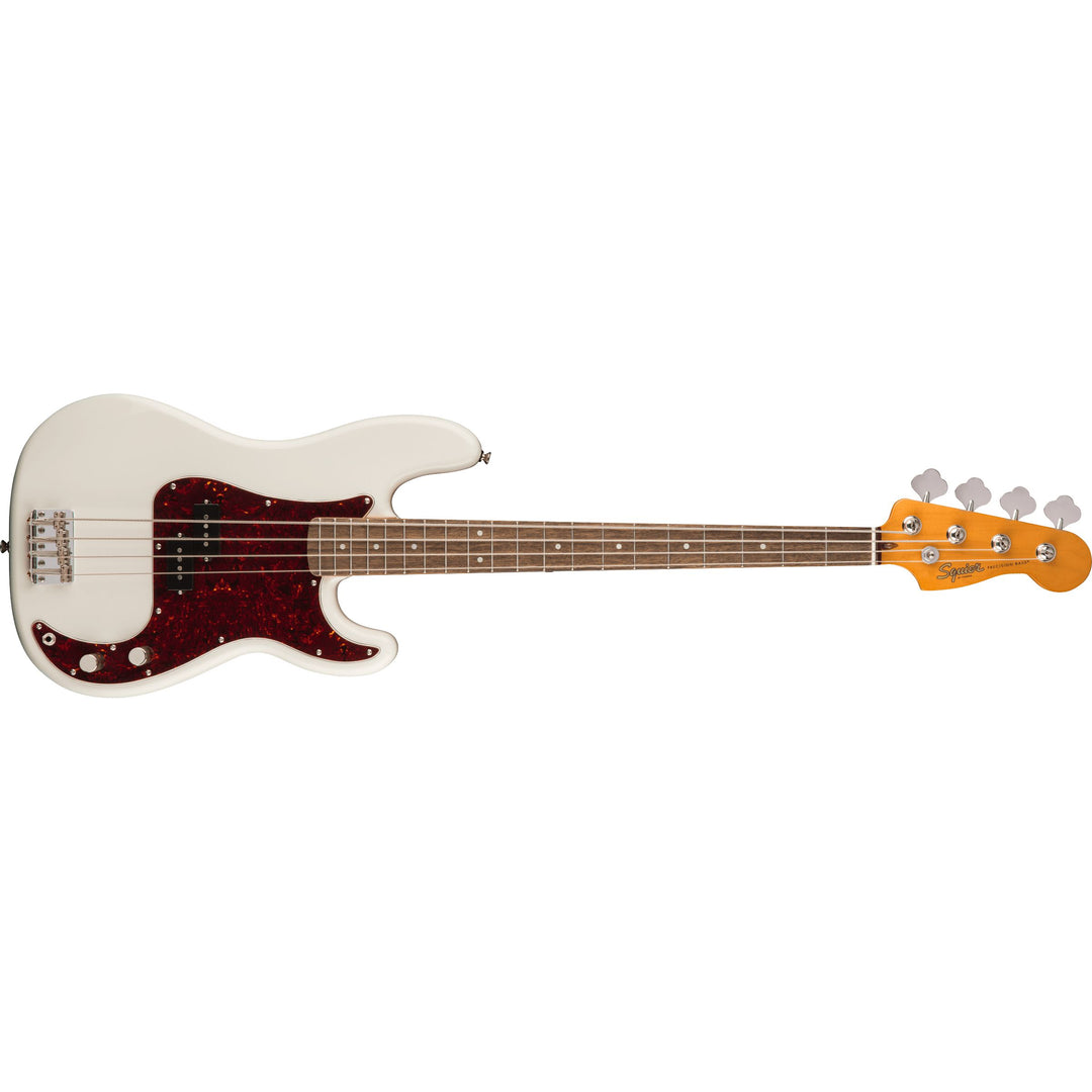 Squier Classic Vibe '60s Precision Bass Laurel Fingerboard Electric Bass Guitar - Olympic White