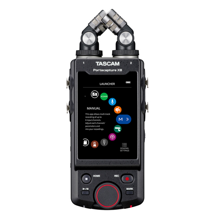 Tascam Portacapture X8 6-Input / 6-Track Handheld Adaptive Multitrack Recorder
