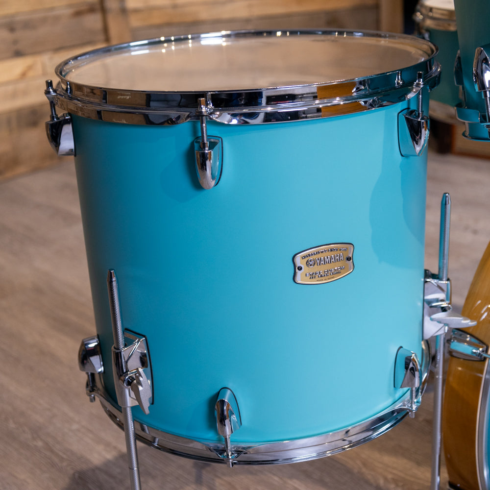 Yamaha SBX0F56-  Stage Custom Birch 5-Piece Shell Pack w/ hardware (10x7, 12x8, 14x13ft, 14x5.5, 20x17,  HW680W) - MSG Matte Surf Green