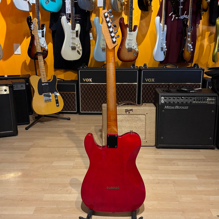 No Name - Tele Parts Caster w/ Fender CS Pickup Set (Ash - Trans Red - No Case) - USED