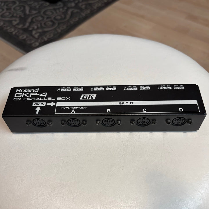 Roland - GKP4 GK Parallel Guitar Synth Quad Box w/ 2 x 13 Pin - 3'  Patch Cables (MIJ - 2001)  - USED