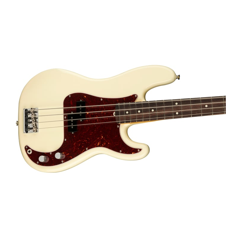 Fender American Professional II Precision Bass (Olympic White) Electric Bass Guitar