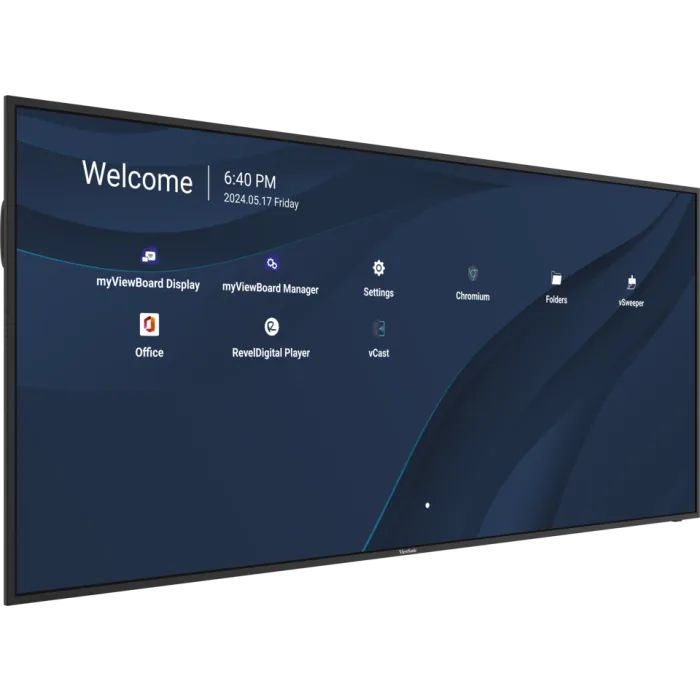 ViewSonic CDE105UW  105" Ultra-wide Display, 21:9, 5120×2160, 500 cd/m², 24/7, full I/O, landscape/portrait, remote sharing/control