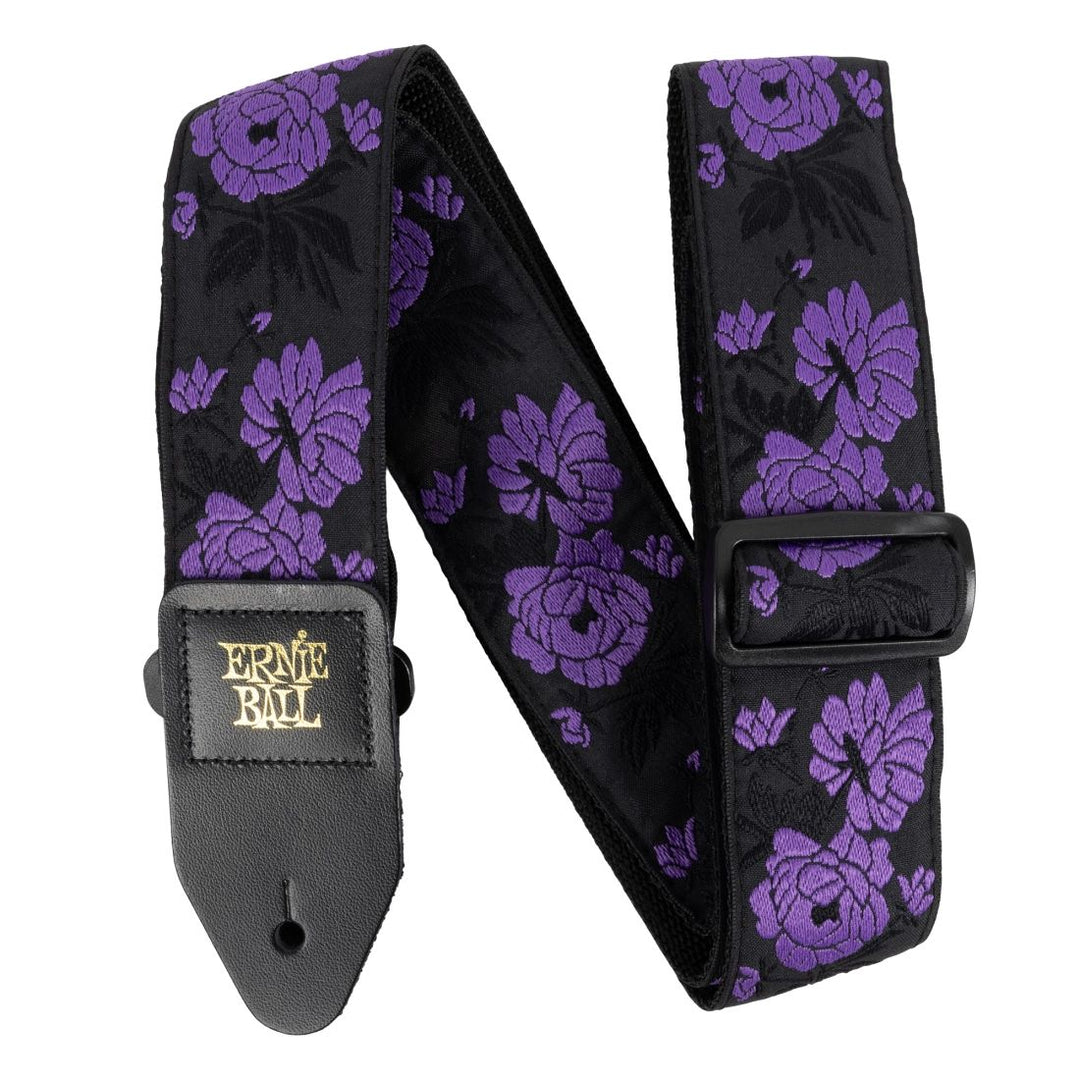 Ernie Ball Lavender Rose Jacquard Guitar Strap