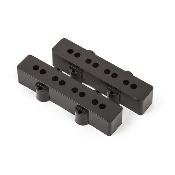 Fender Pure Vintage Jazz Bass Plastic Pickup Cover Set - Black