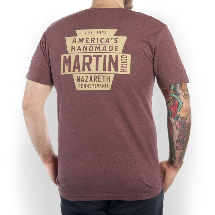 Martin 18CM02352X Keystone Sangria – Adult T-Shirt, Size 2X