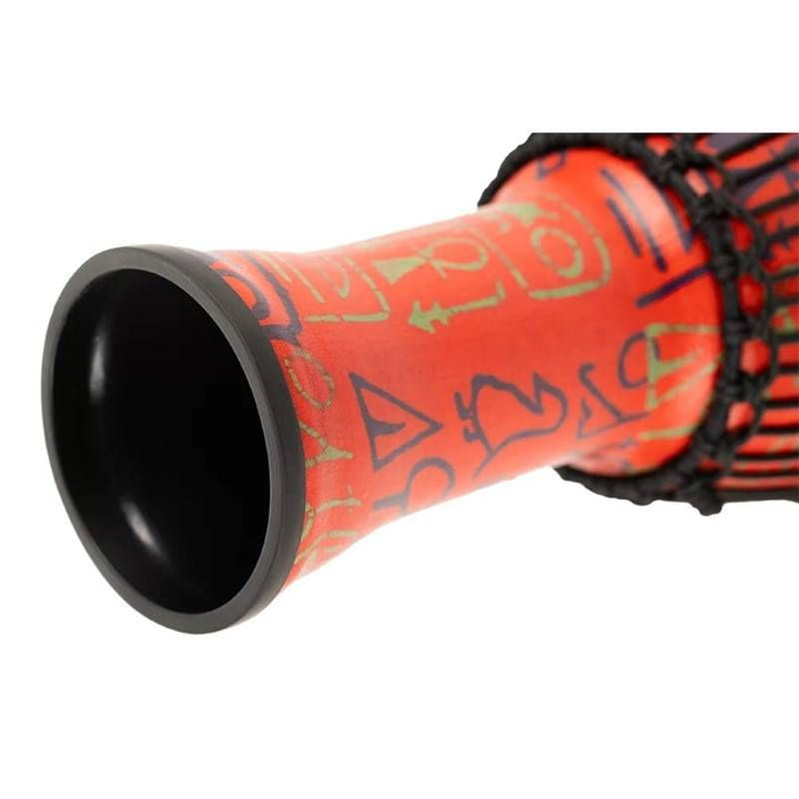 Meinl Rope Tuned Djembe w/Synthetic Head - Pharoh Script - 8 inch