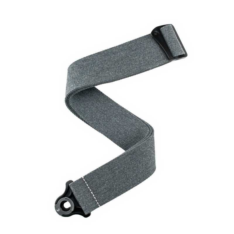 D'Addario Auto Lock Guitar Strap - Skater Grey