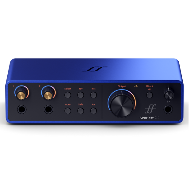 Focusrite Scarlett 2I2 4th-Gen - 40th Anniversary ISA-Blue – Music