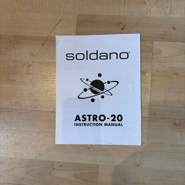 Soldano - Astro 20 - 20 Watt Tube GTR Head w/ Foot Switch, Box, Warranty Card & User Guide - NOS - MINT - USED