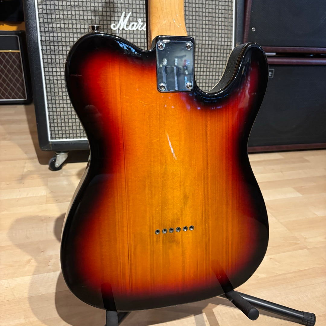 Dillon - LEFTY Tele Custom Copy-  Sunburst/ Maple ( No Case Or Bag) - USED