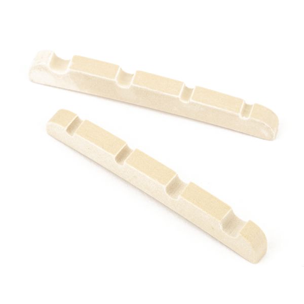 Fender Jazz Bass Pre-Slotted Micarta String Nut (Set of 2) - White
