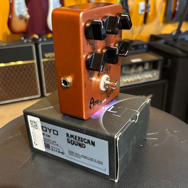 Joyo - JF-14 American Sound Amp Simulator  & Preamp Pedal w/Box & User Guide - USED